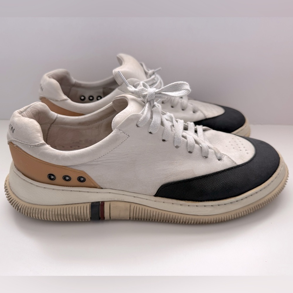 Osklen Hybrid men's white and navy sneakers - Size and size 12